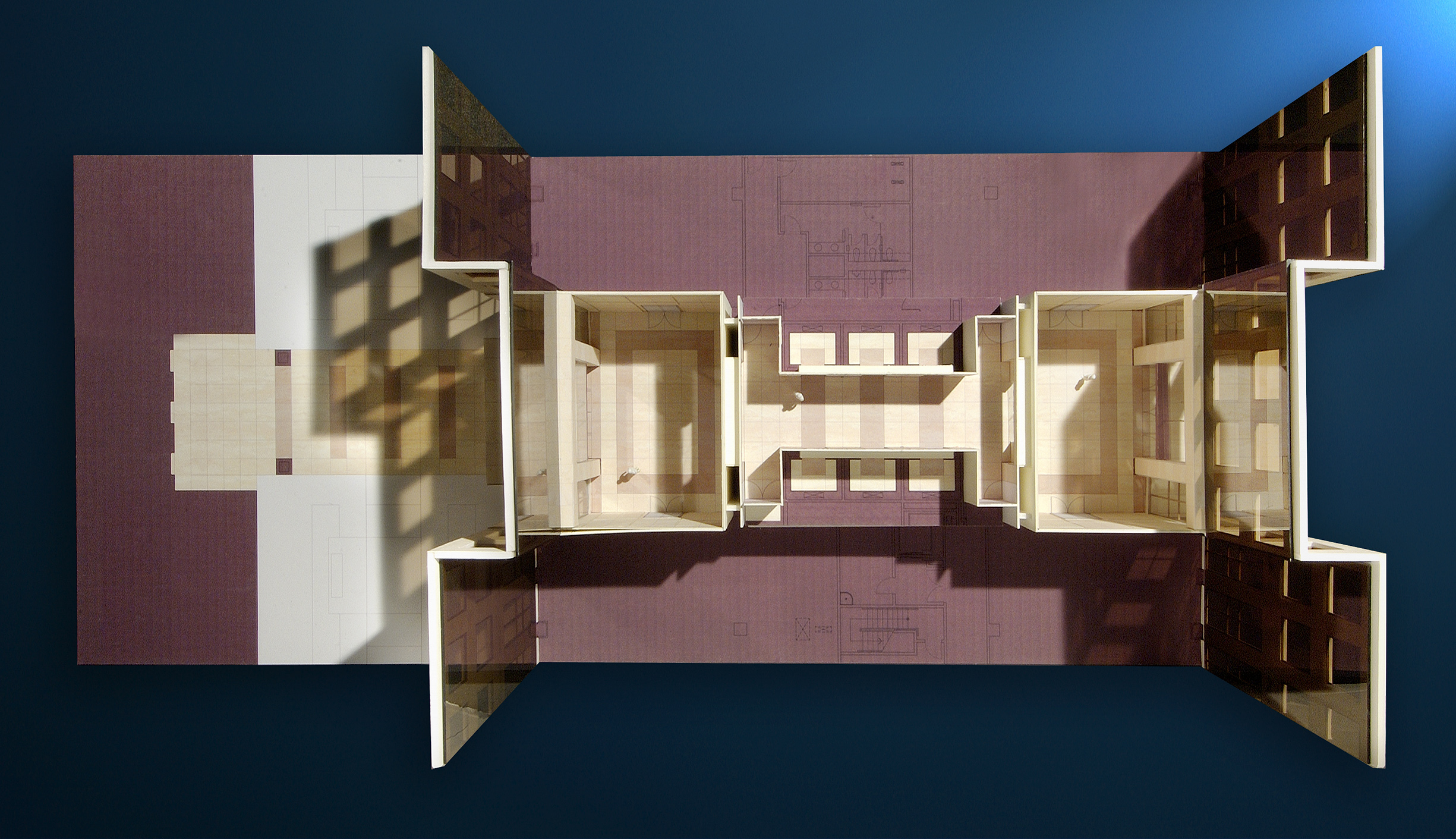 TWIN TOWERS LOBBY STUDY MODEL